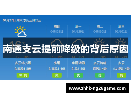 南通支云提前降级的背后原因